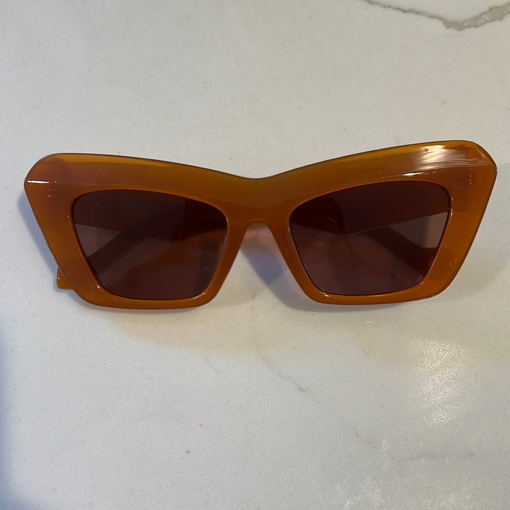 Retro Vintage Cateye Square Sunglasses Plastic Frame